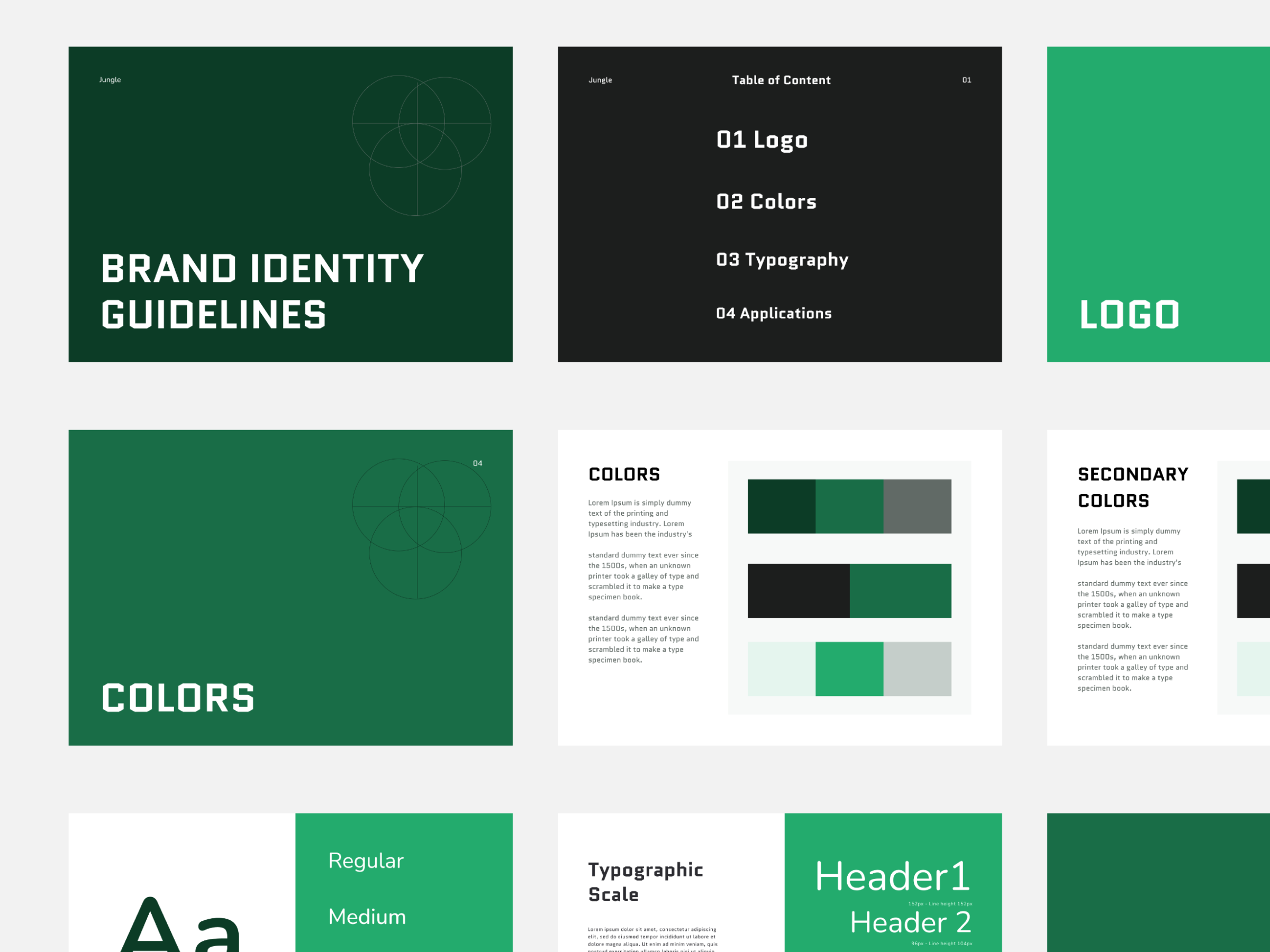 Jungle brand identity overview